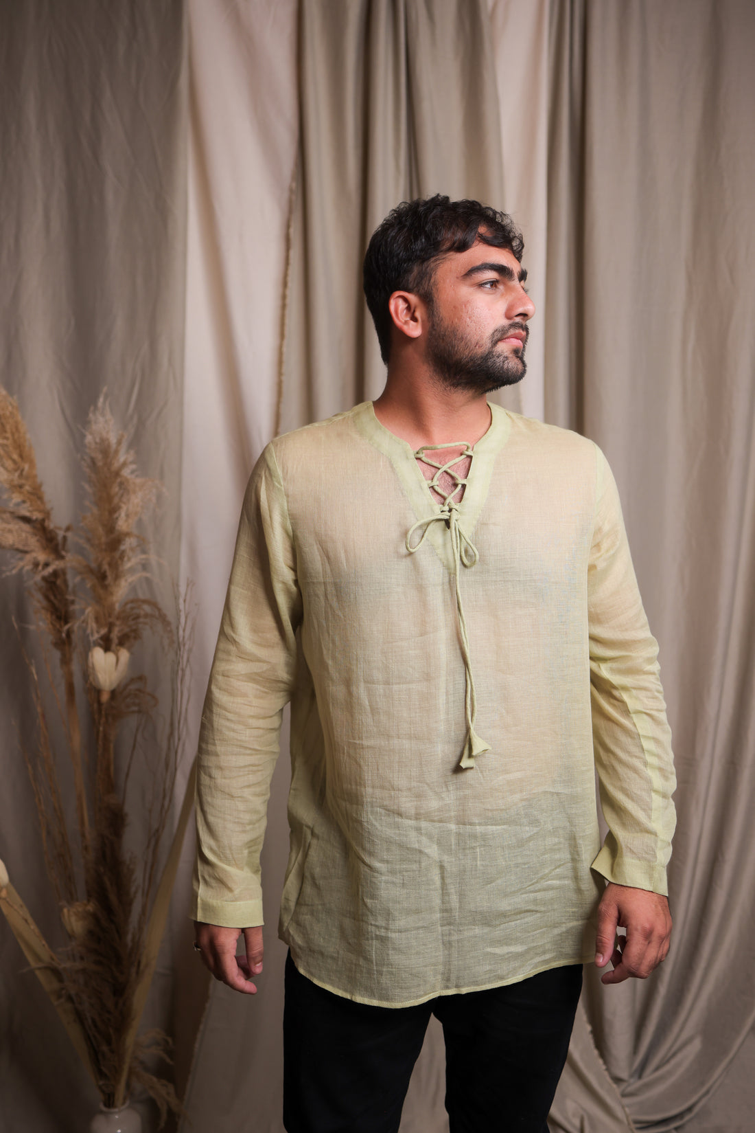 Sage Breeze Short Kurta