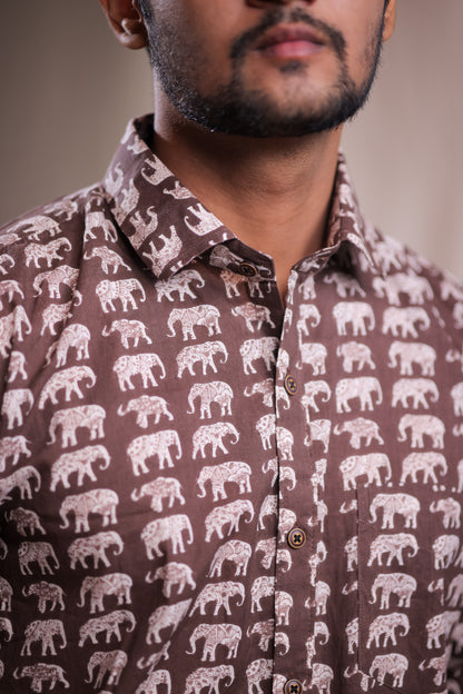 Mocha Elephant Mirage Shirt