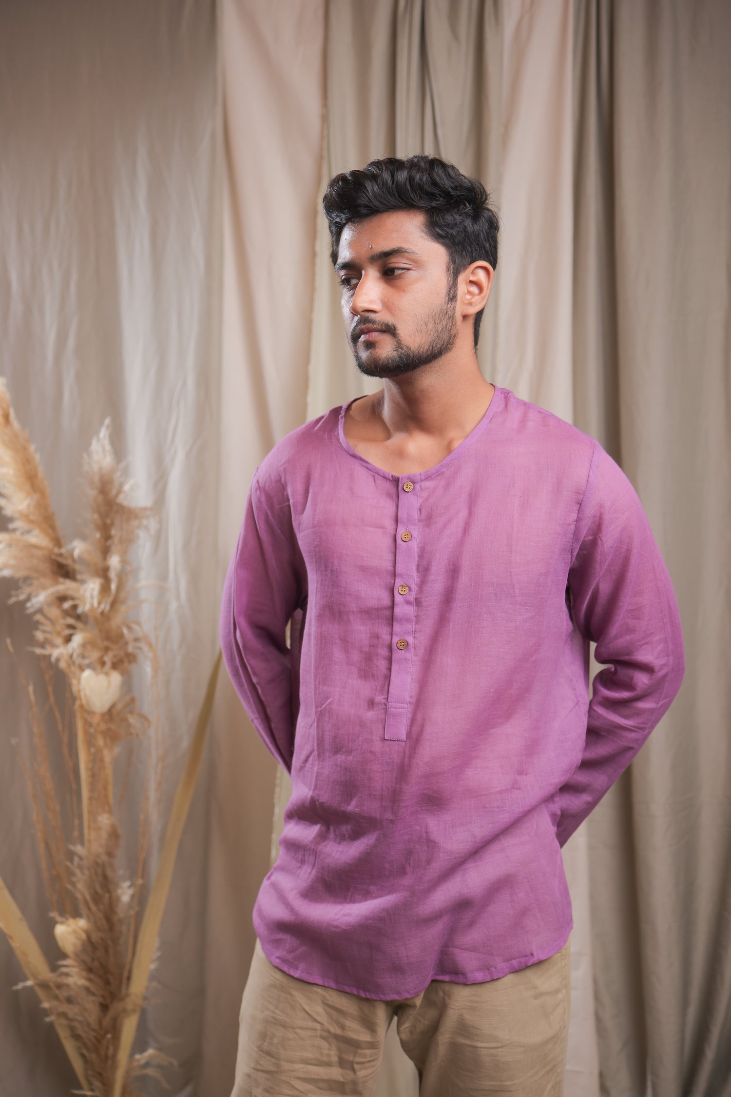 Lovely Lavender Short Kurta