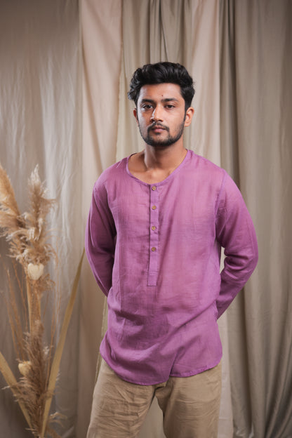 Lovely Lavender Short Kurta