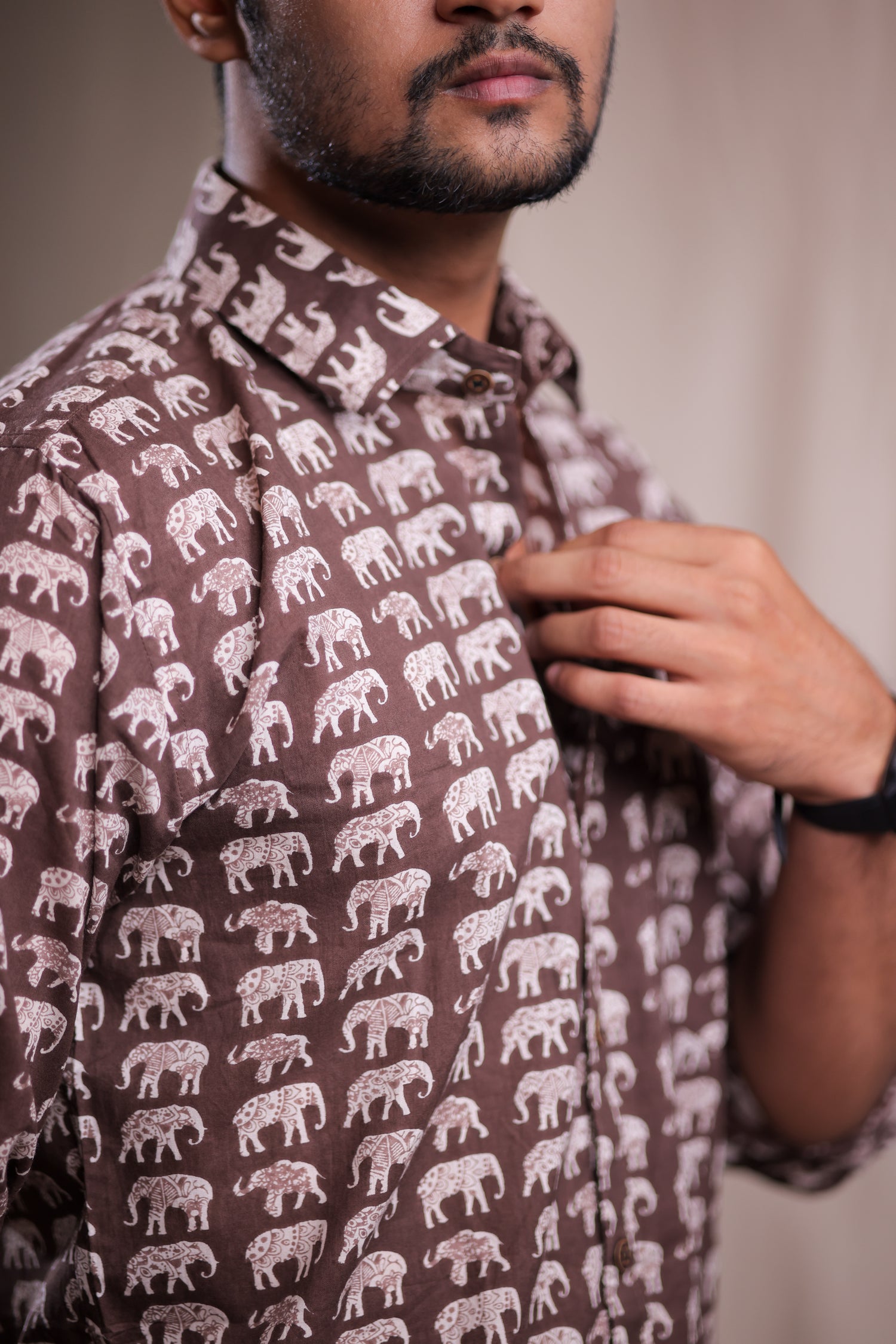 Mocha Elephant Mirage Shirt