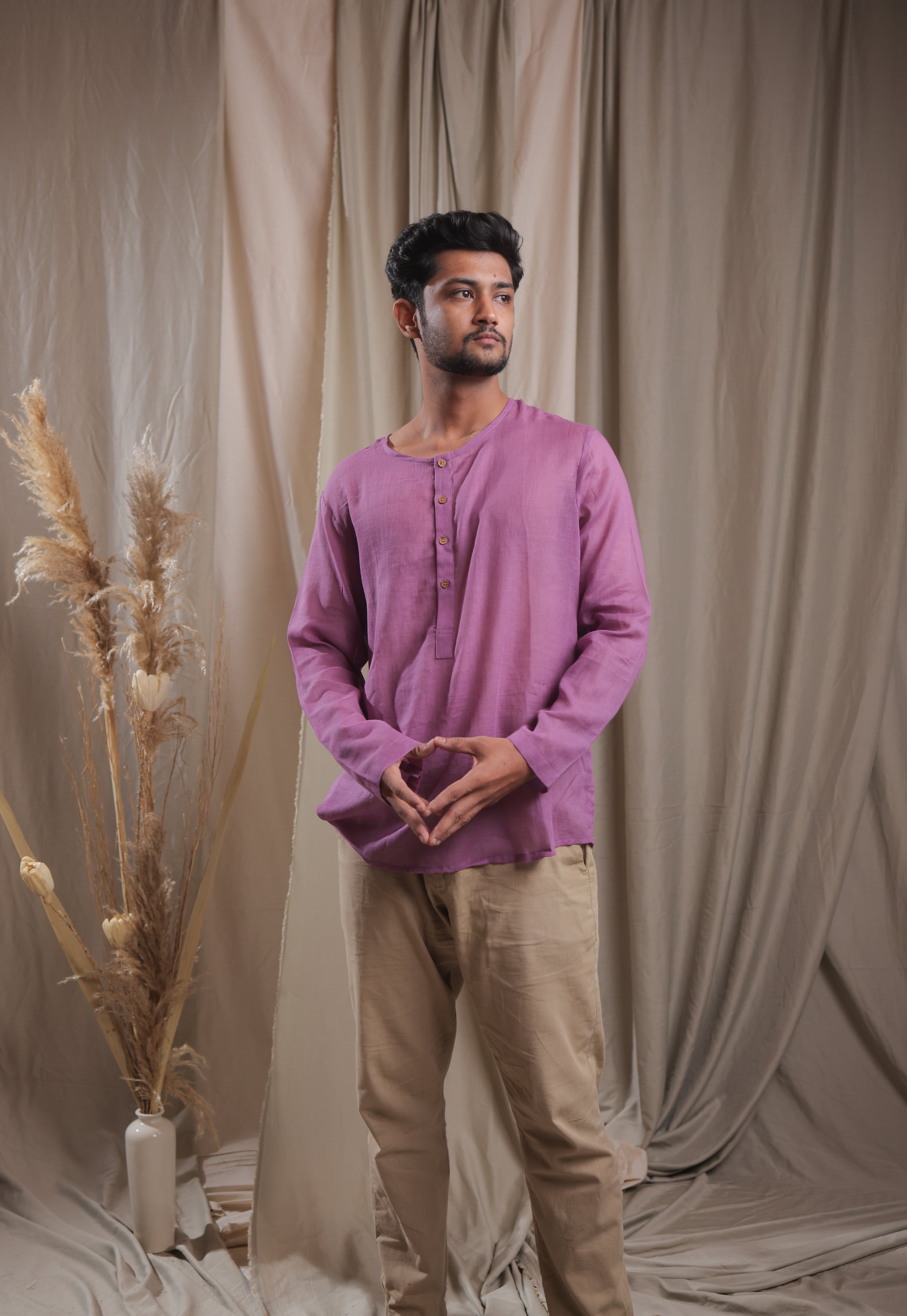 Lovely Lavender Short Kurta