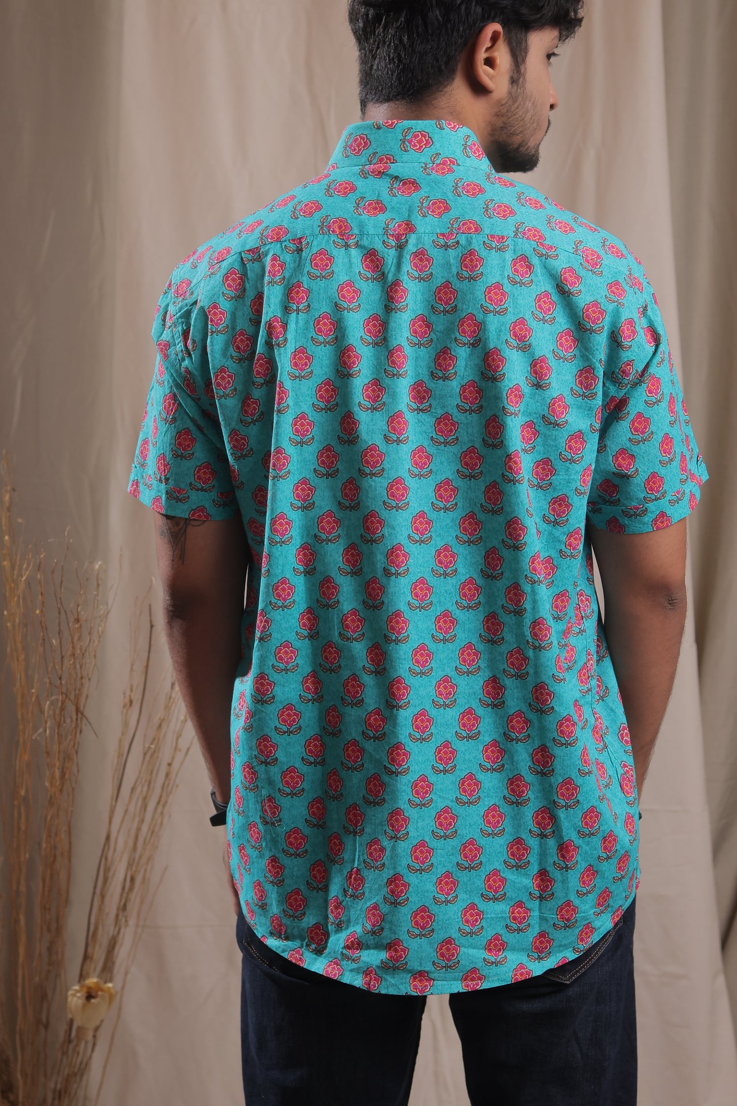 Turquoise Tropicana shirt